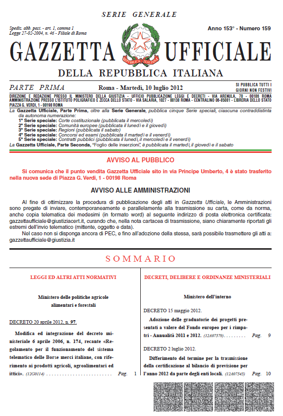 Il Ministero dell'ambiente, con il supporto del Comitato di Gestione del PAN GPP, ha sviluppato la Guida per