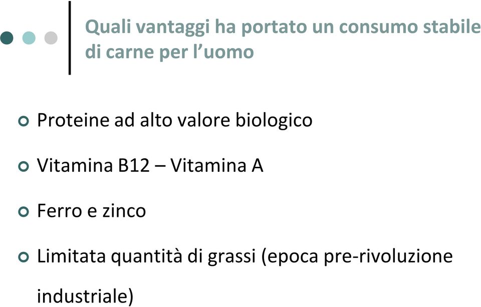 biologico Vitamina B12 Vitamina A Ferro e zinco