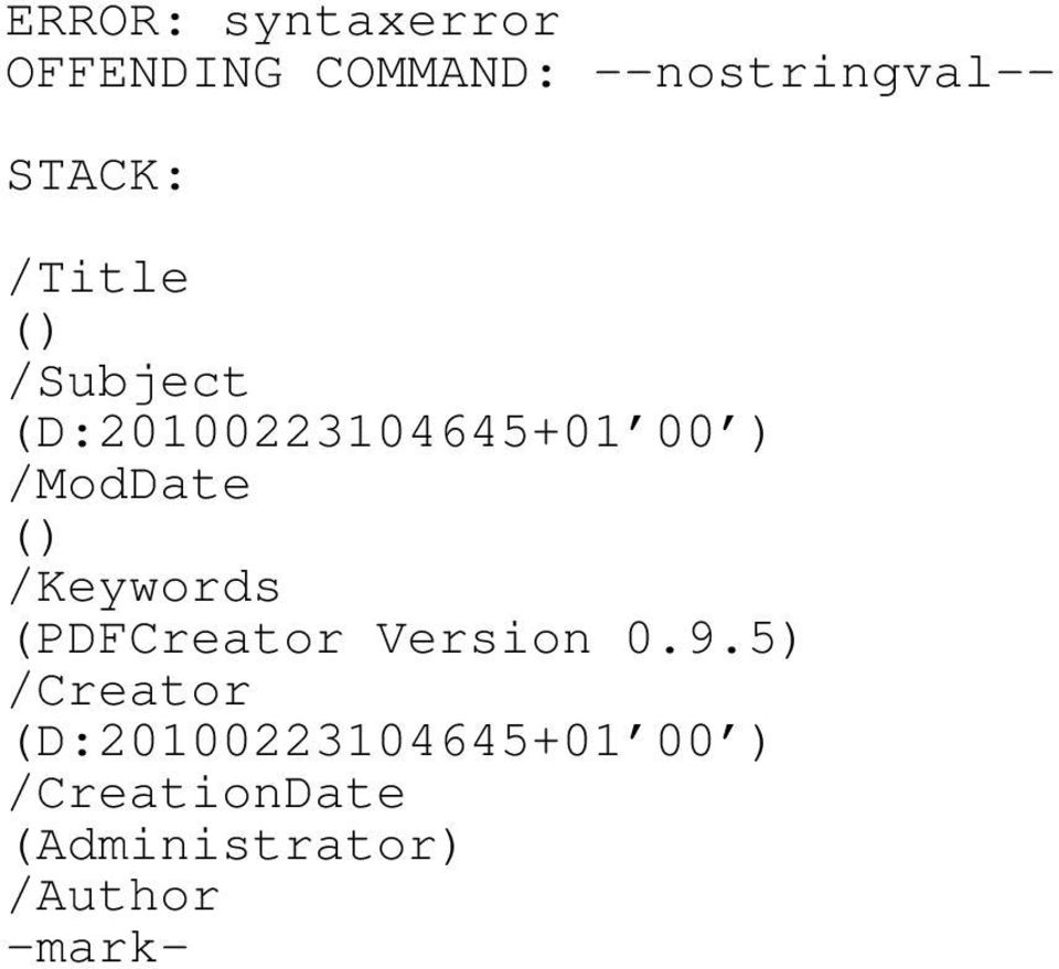 /ModDate () /Keywords (PDFCreator Version 0.9.