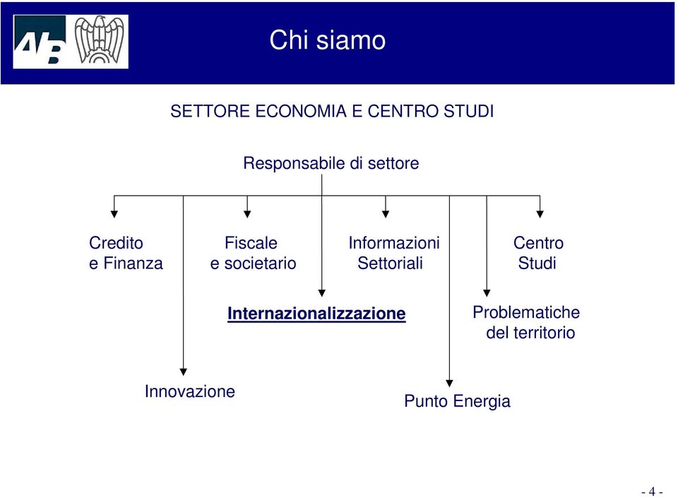 e societario Settoriali Studi Internazionalizzazione