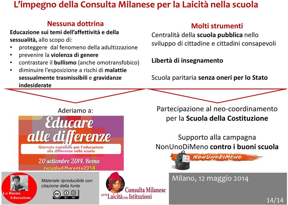 trasmissibilie gravidanze indesiderate Molti strumenti Centralità della scuola pubblica nello sviluppo di cittadine e cittadini consapevoli Libertà di insegnamento Scuola