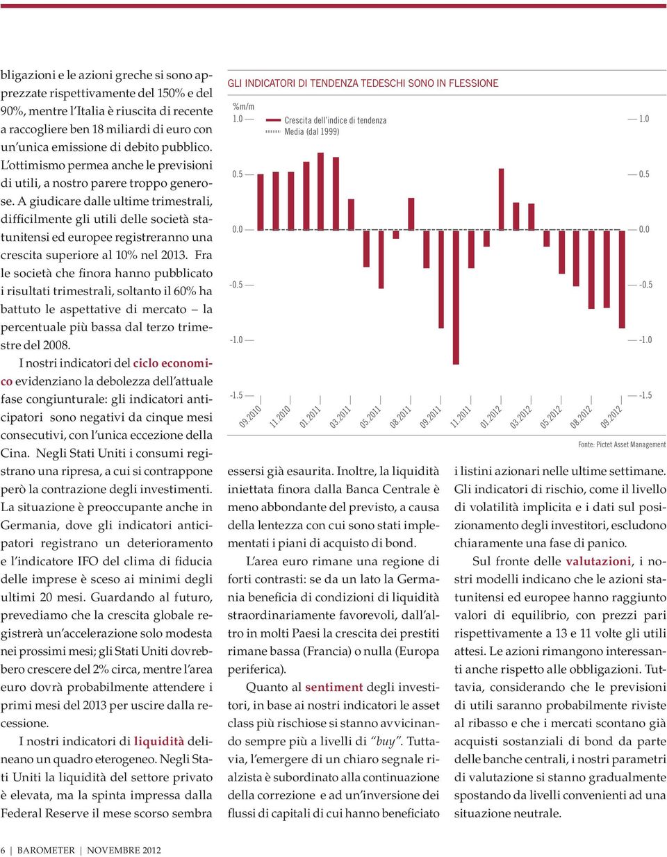 0 bligazioni e le azioni greche si sono apprezzate rispettivamente del 150% e del 90%, mentre l Italia è riuscita di recente a raccogliere ben 18 miliardi di euro con un unica emissione di debito