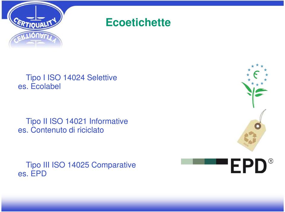 Ecolabel Tipo II ISO 14021