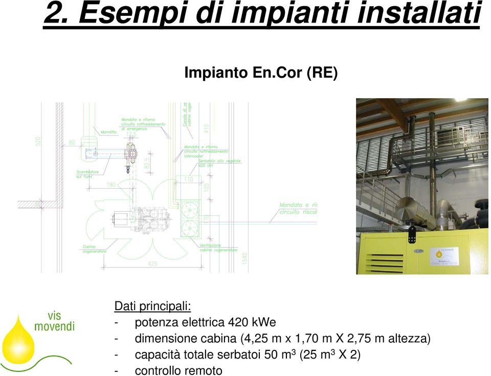 dimensione i cabina (4,25 m x 1,70 m X 2,75 m altezza)