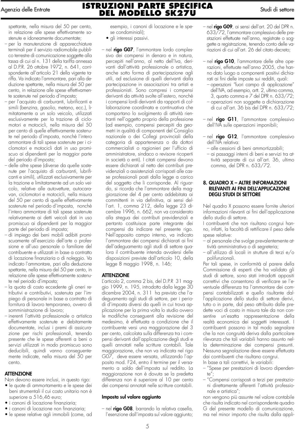 641, corrispondente all articolo 21 della vigente tariffa.