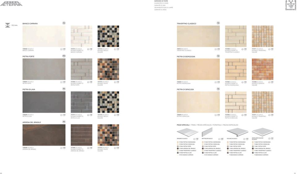 TRAVERTINO CLASSICO 42 5 727008 33,3x33,3 69 4 727011 33,3x33,3 MOSAICO MURETTO MOSAICO TRAVERTINO TRAVERTINO CLASSICO SQUARE 87 4 PIETRA FORTE R10 PIETRA DI BORGOGNA R9 726004 66,6x33,3 PIETRA FORTE