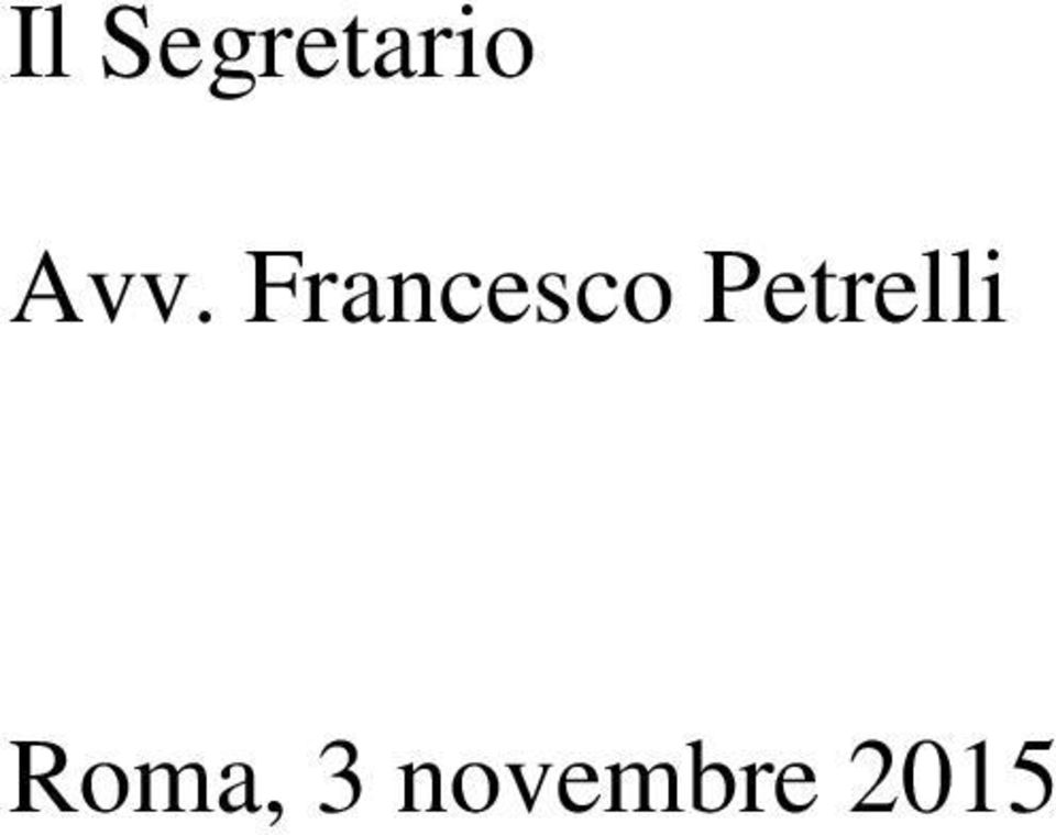 Petrelli Roma,