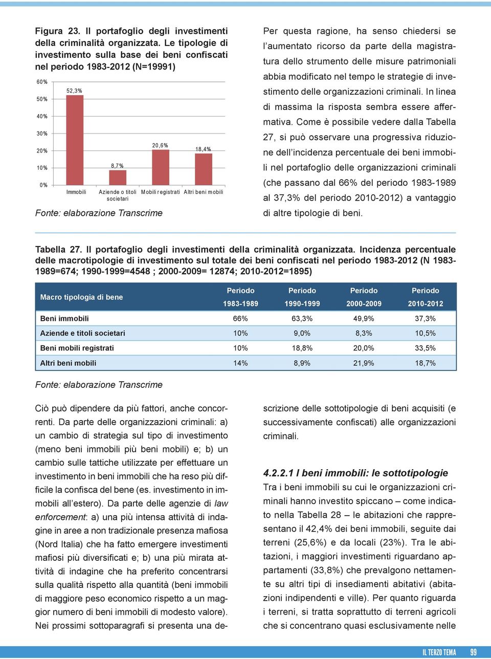 r egistrati 1 8,4 % Altri beni m obili Per questa ragione, ha senso chiedersi se l aumentato ricorso da parte della magistratura dello strumento delle misure patrimoniali abbia modificato nel tempo