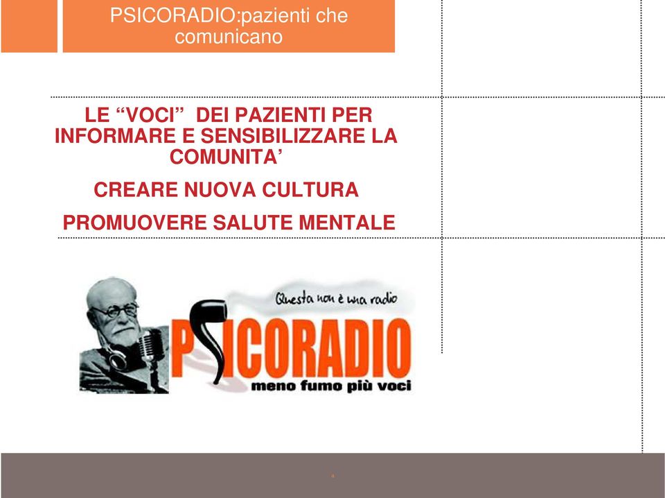 SENSIBILIZZARE LA COMUNITA CREARE