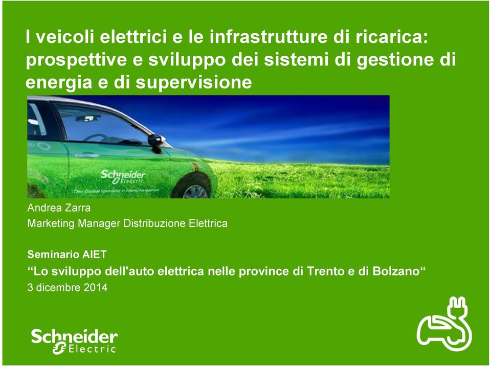 Zarra Marketing Manager Distribuzione Elettrica Seminario AIET Lo