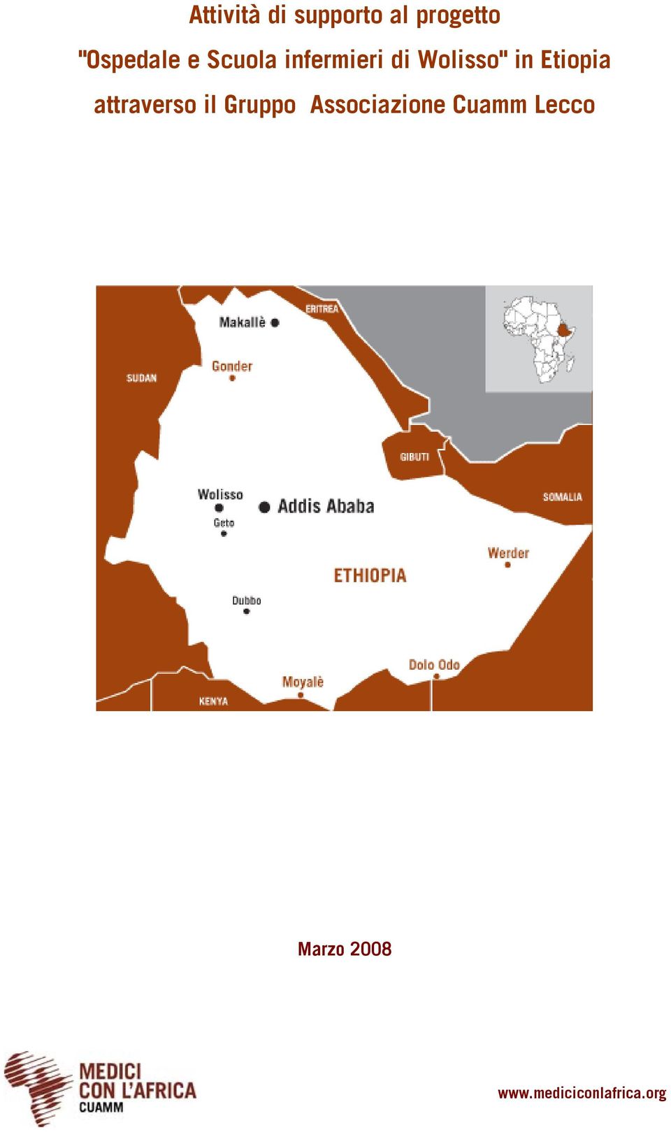 Wolisso" in Etiopia attraverso il