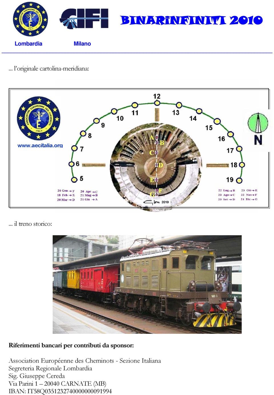 Association Européenne des Cheminots - Sezione Italiana Segreteria