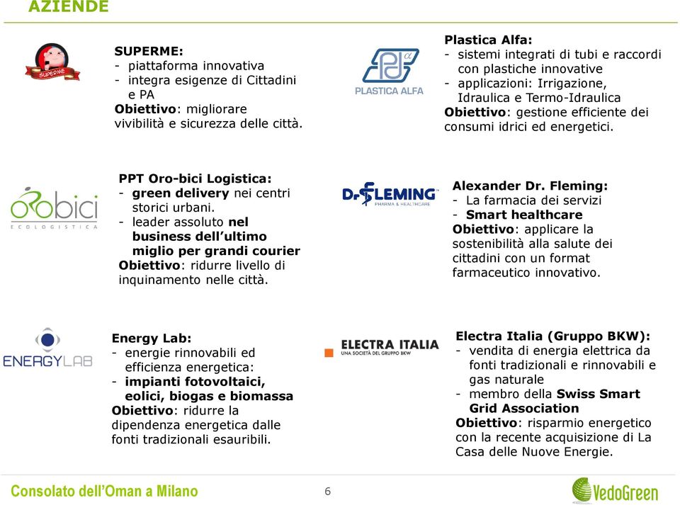 PPT Oro-bici Logistica: - green delivery nei centri storici urbani. - leader assoluto nel business dell ultimo miglio per grandi courier Obiettivo: ridurre livello di inquinamento nelle città.