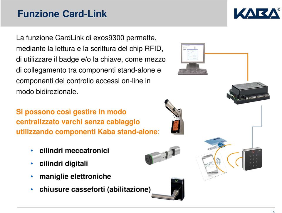 accessi on-line in modo bidirezionale.