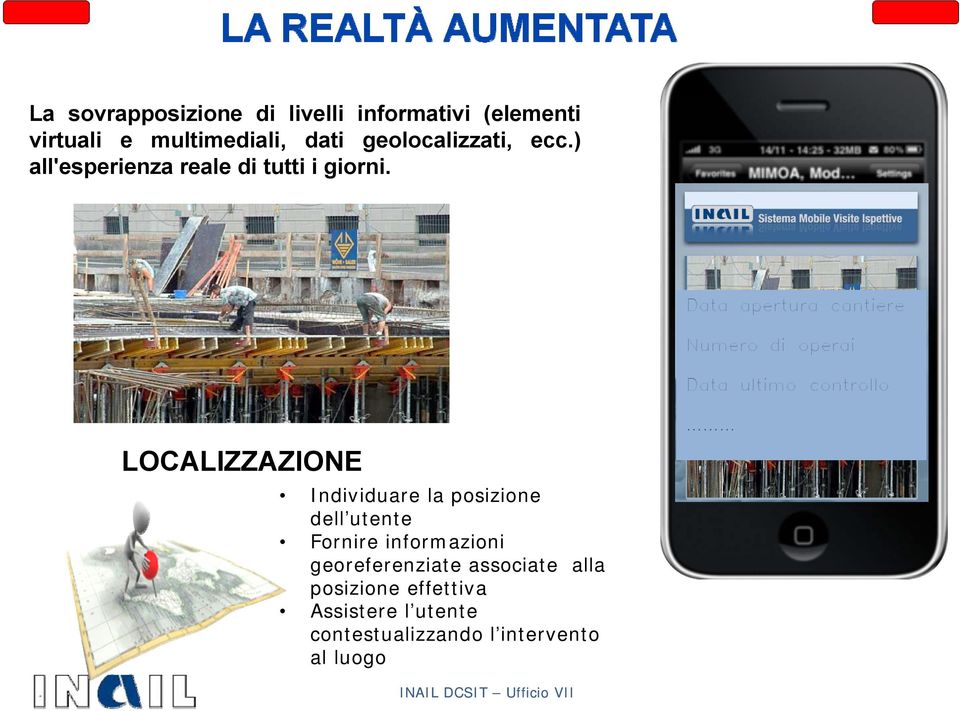 LOCALIZZAZIONE Individuare la posizione dell utente Fornire informazioni