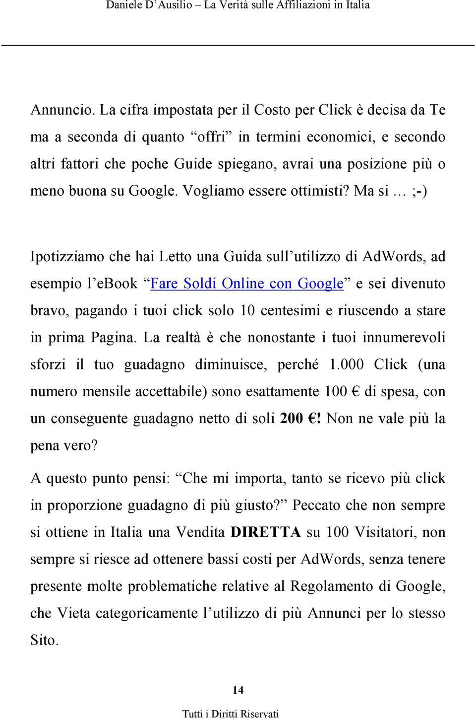 Google. Vogliamo essere ottimisti?