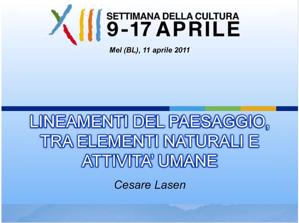 TRA ELEMENTI NATURALI E