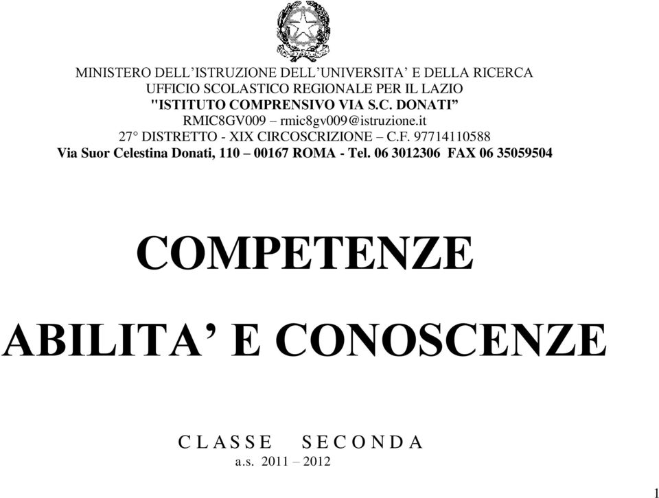 it 27 DISTRETTO - XIX CIRCOSCRIZIONE C.F.