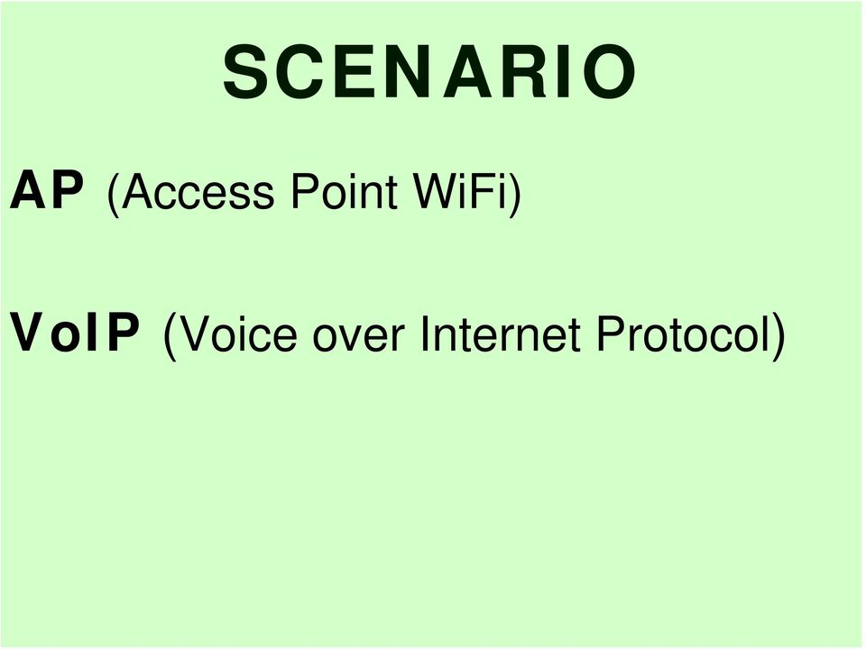WiFi) VoIP