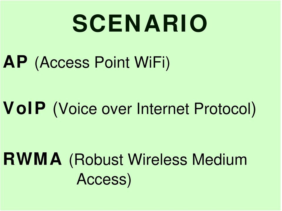 Internet Protocol) RWMA