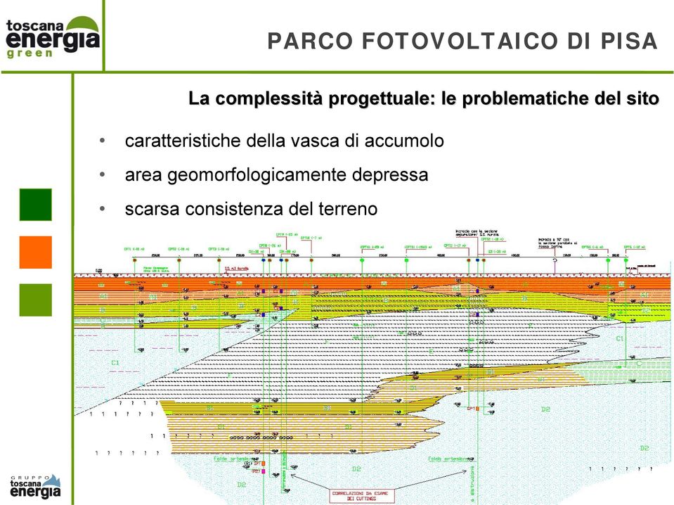 della vasca di accumolo area