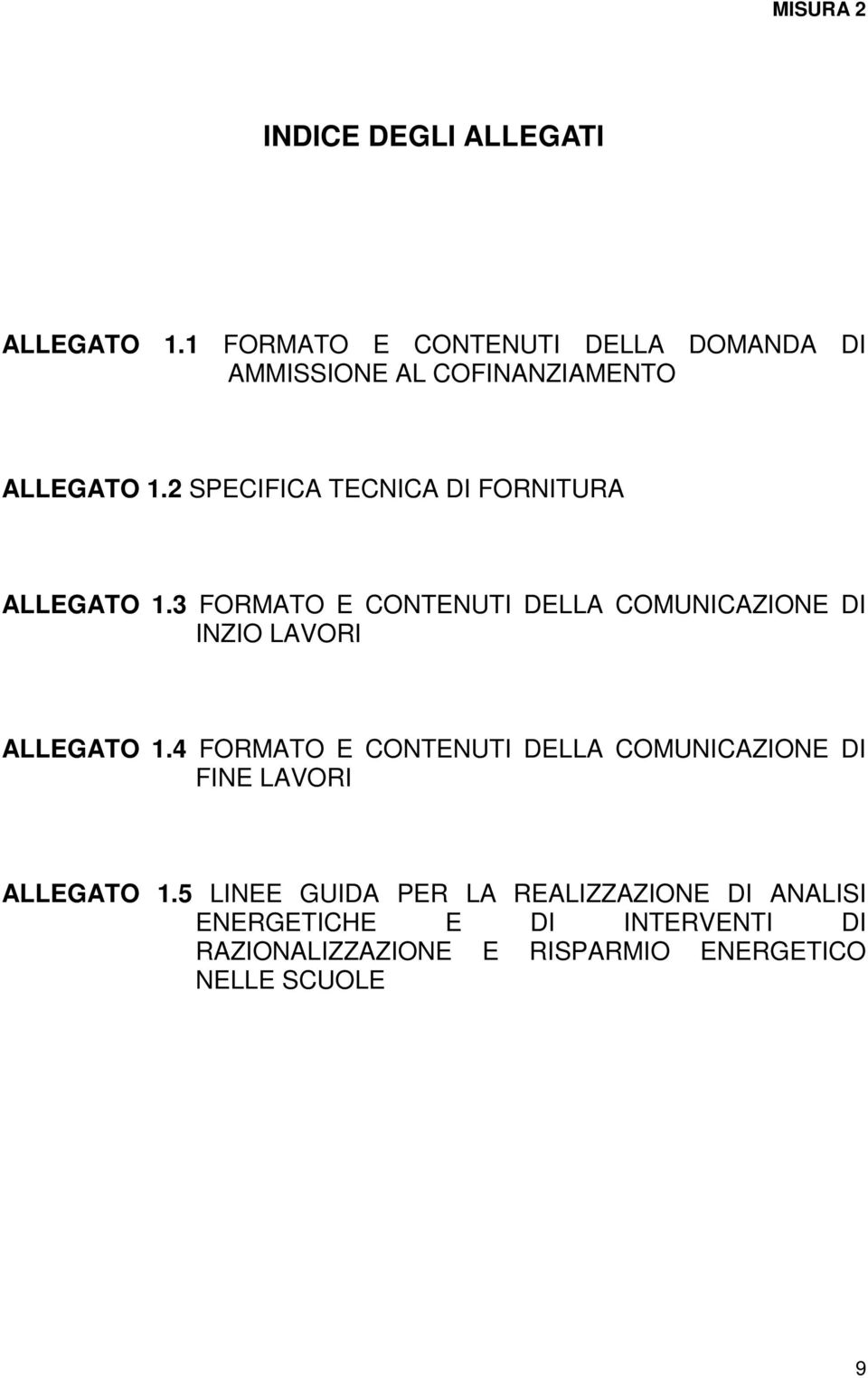 2 SPECIFICA TECNICA DI FORNITURA ALLEGATO 1.