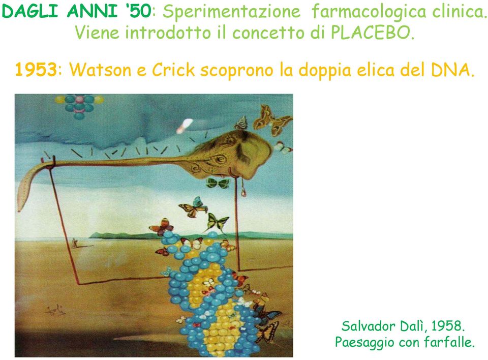 1953: Watson e Crick scoprono la doppia elica