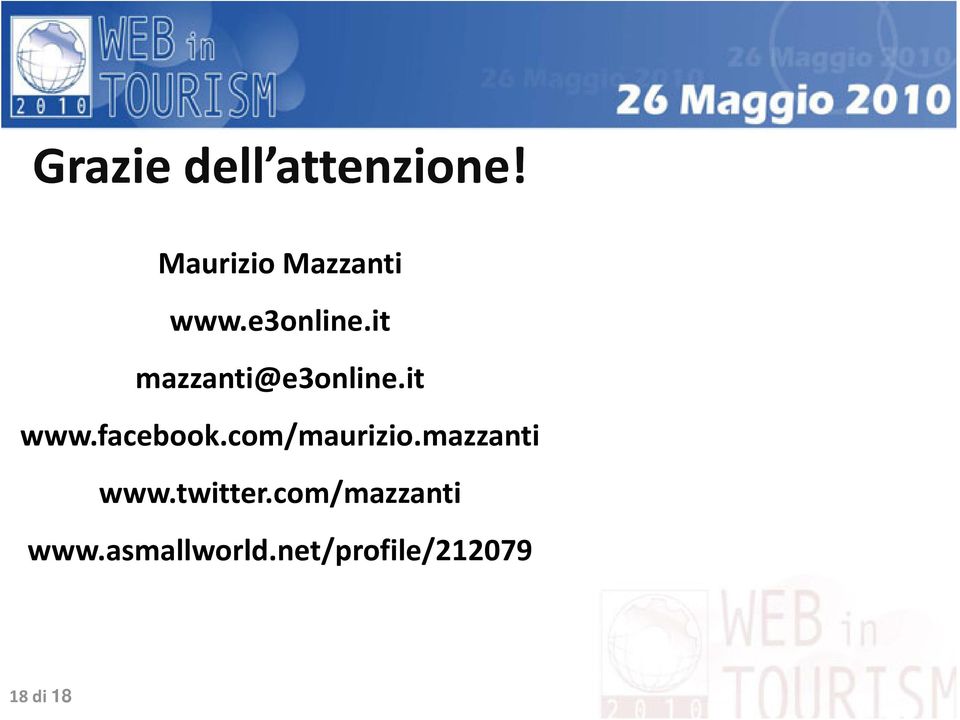 com/maurizio.mazzanti www.twitter.