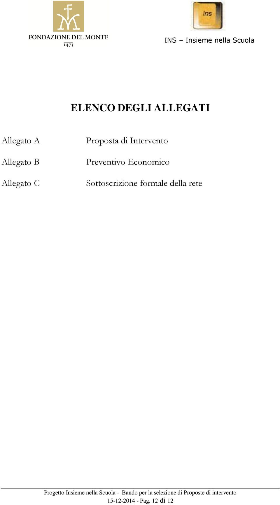 Intervento Preventivo Economico