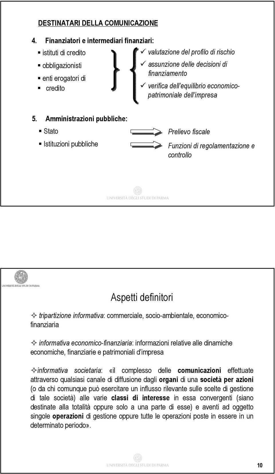 equilibrio economicopatrimoniale dell impresa 5.