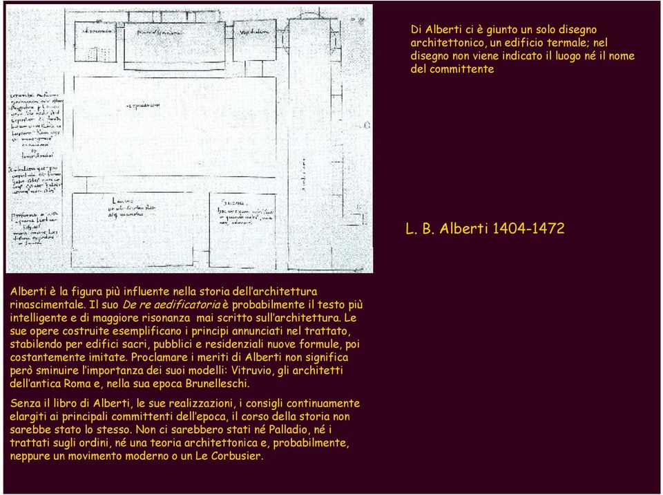 Il suo De re aedificatoria è probabilmente il testo più intelligente e di maggiore risonanza mai scritto sull architettura.