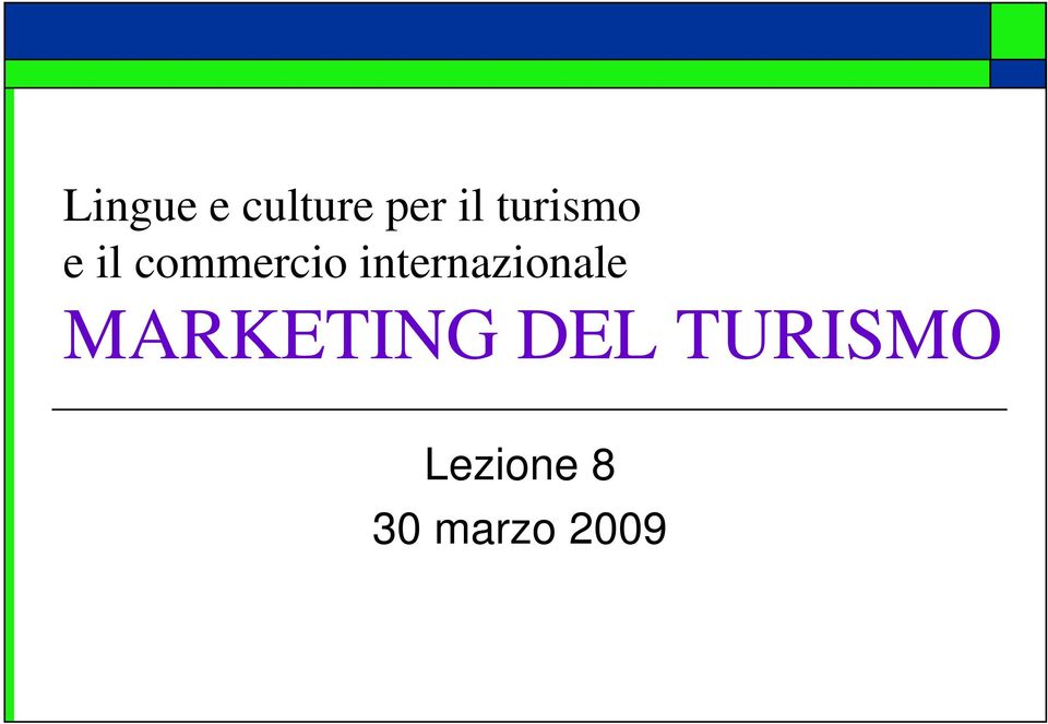 internazionale MARKETING