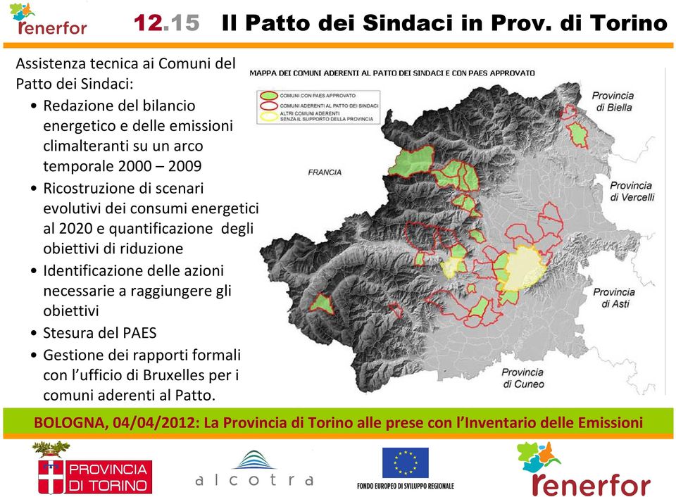 climalterantisu un arco temporale 2000 2009 Ricostruzione di scenari evolutivi dei consumi energetici al 2020 e