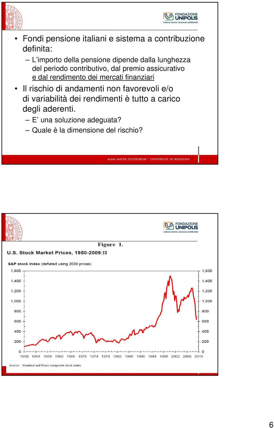 dei mercati finanziari Il rischio di andamenti non favorevoli e/o di variabilità dei