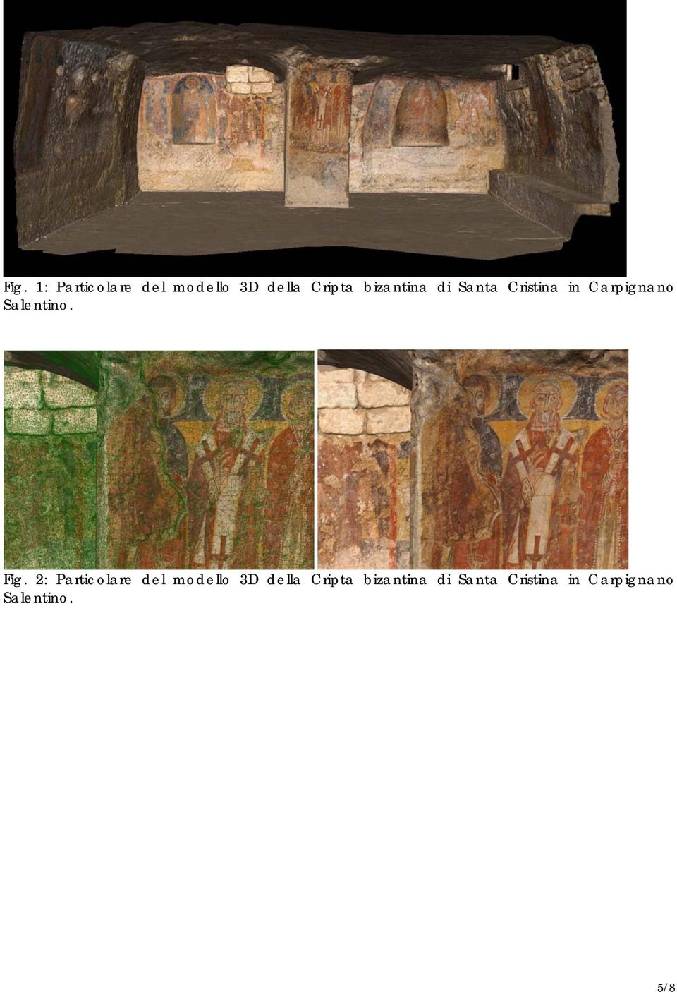 Fig. 2: Particolare del modello 3D della Cripta 