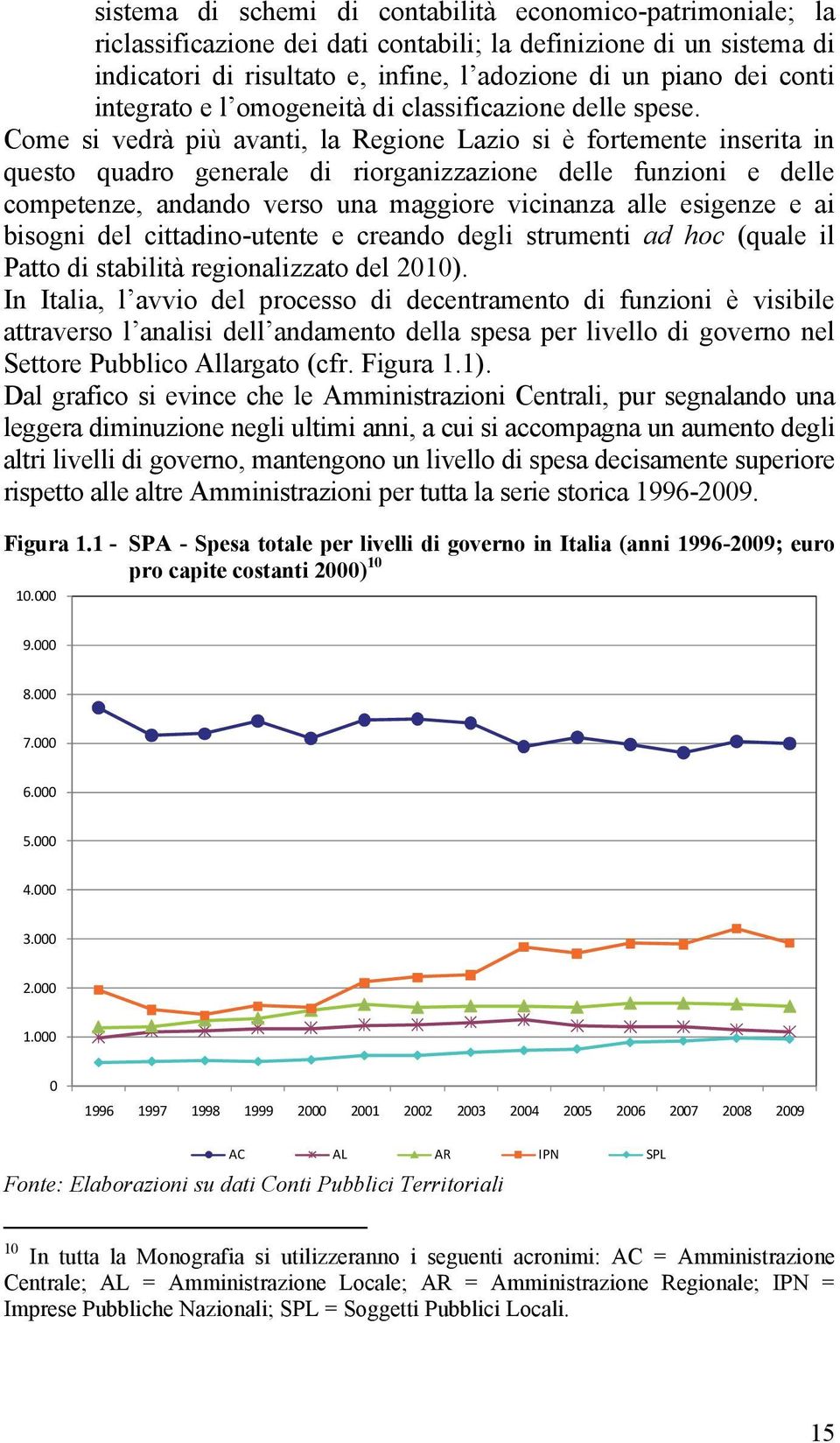 Come si vedrà più avanti, la Regione Lazio si è fortemente inserita in questo quadro generale di riorganizzazione delle funzioni e delle competenze, andando verso una maggiore vicinanza alle esigenze