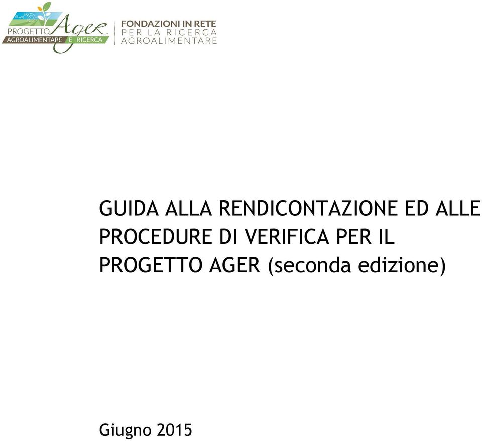 VERIFICA PER IL PROGETTO