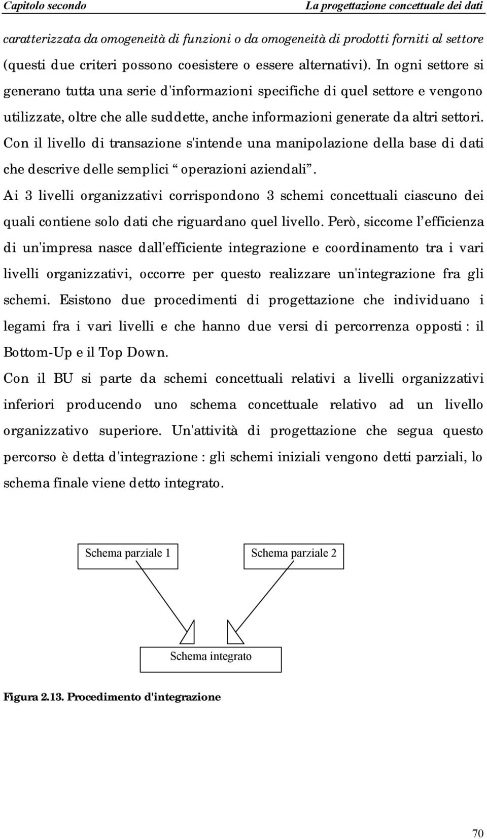 Con il livello di transazione s'intende una manipolazione della base di dati che descrive delle semplici operazioni aziendali.