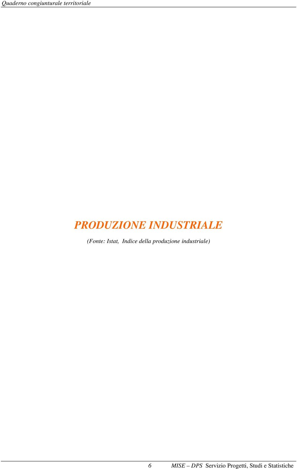 Indice della produzione industriale) 6