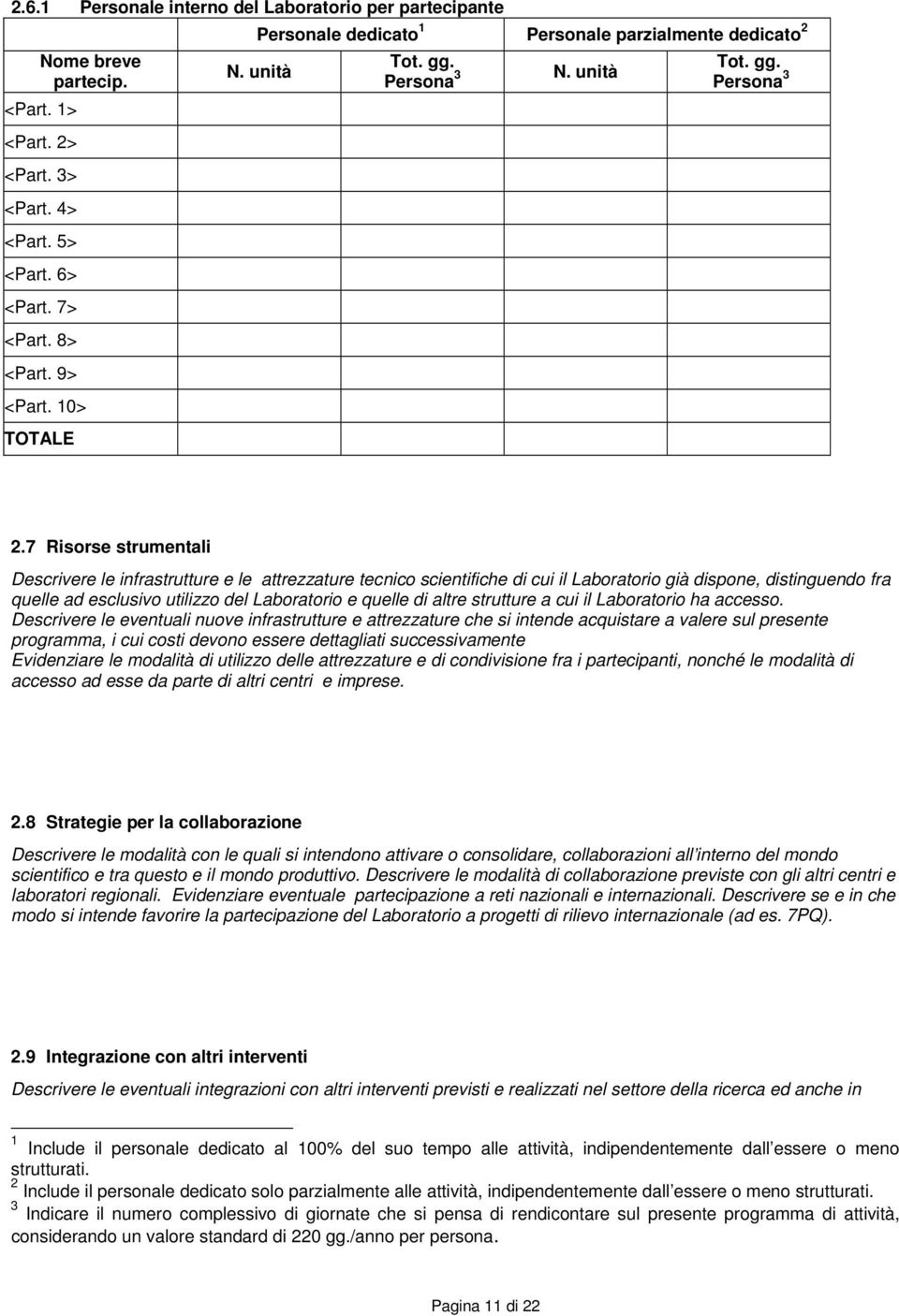 7 Risorse strumentali Descrivere le infrastrutture e le attrezzature tecnico scientifiche di cui il Laboratorio già dispone, distinguendo fra quelle ad esclusivo utilizzo del Laboratorio e quelle di