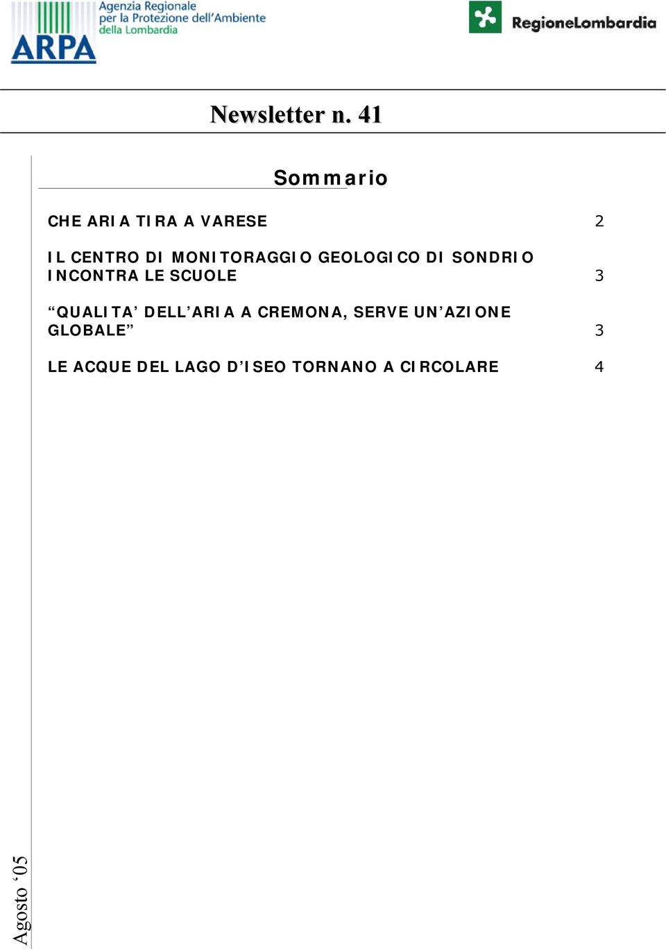 SCUOLE 3 QUALITA DELL ARIA A CREMONA, SERVE UN