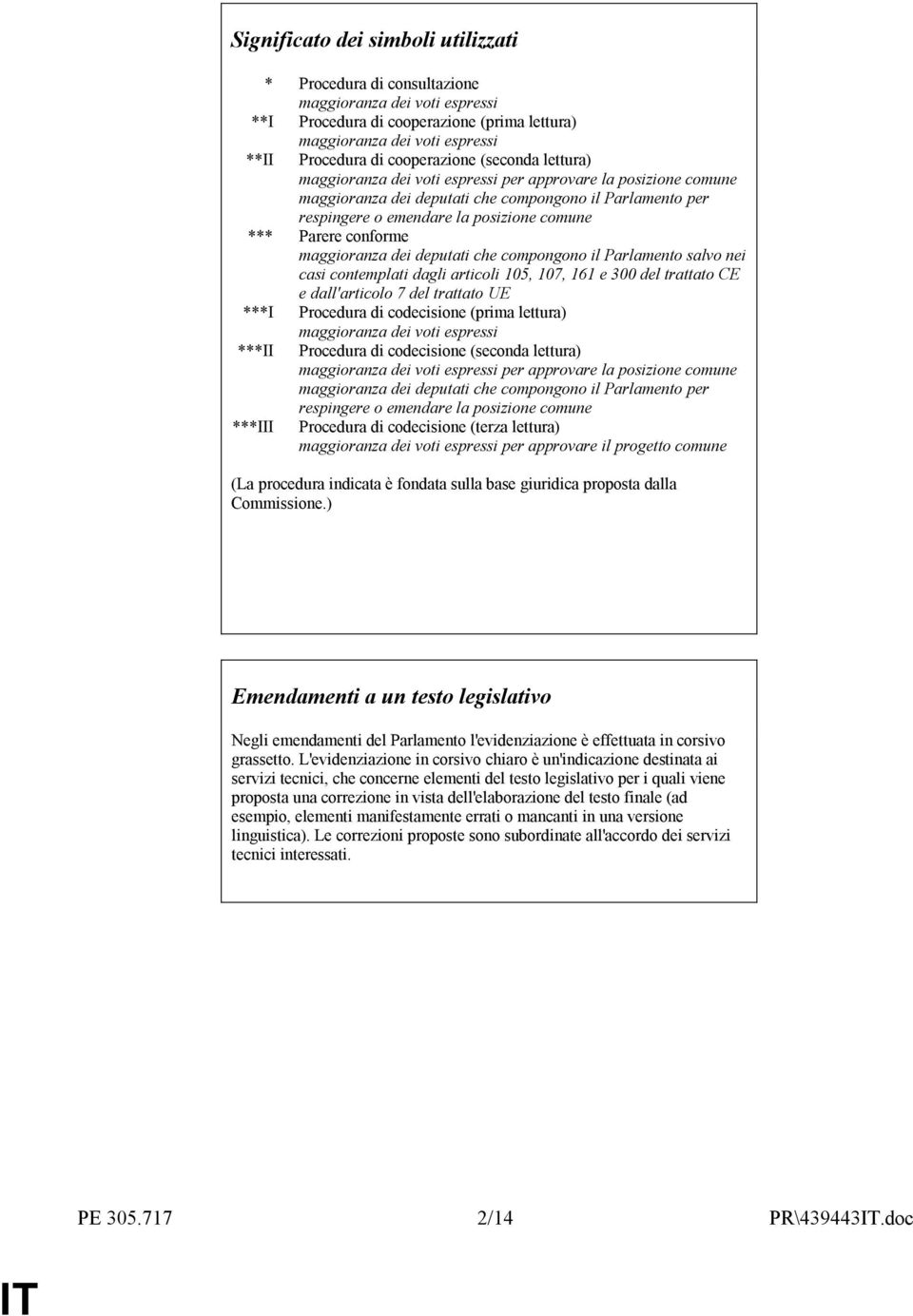 Parere conforme maggioranza dei deputati che compongono il Parlamento salvo nei casi contemplati dagli articoli 105, 107, 161 e 300 del trattato CE e dall'articolo 7 del trattato UE ***I Procedura di