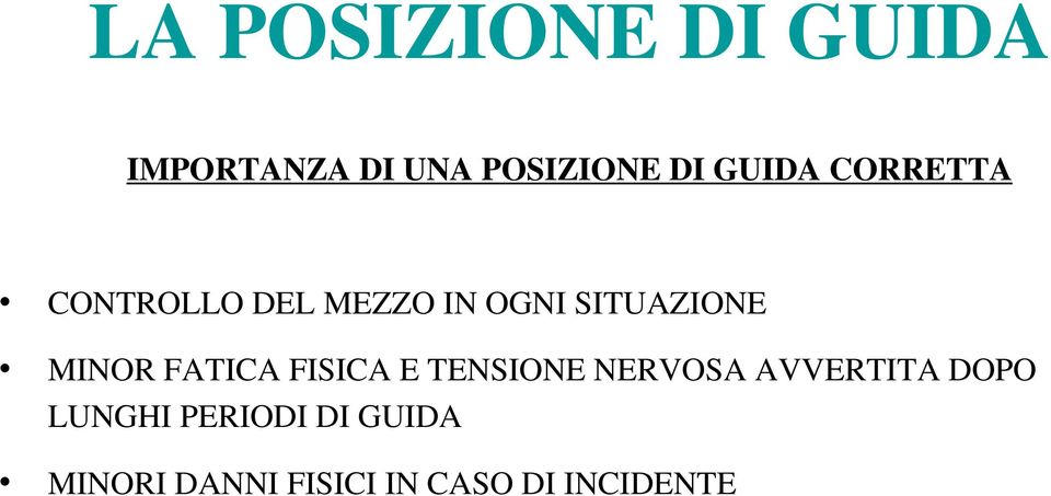 MINOR FATICA FISICA E TENSIONE NERVOSA AVVERTITA DOPO