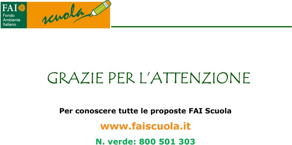 proposte FAI Scuola www.