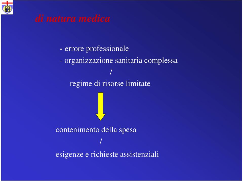 regime di risorse limitate contenimento