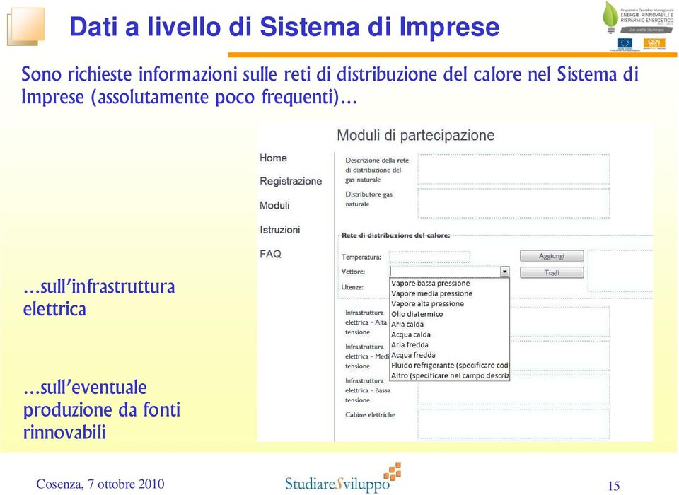 (assolutamente poco frequenti) sull infrastruttura elettrica sull