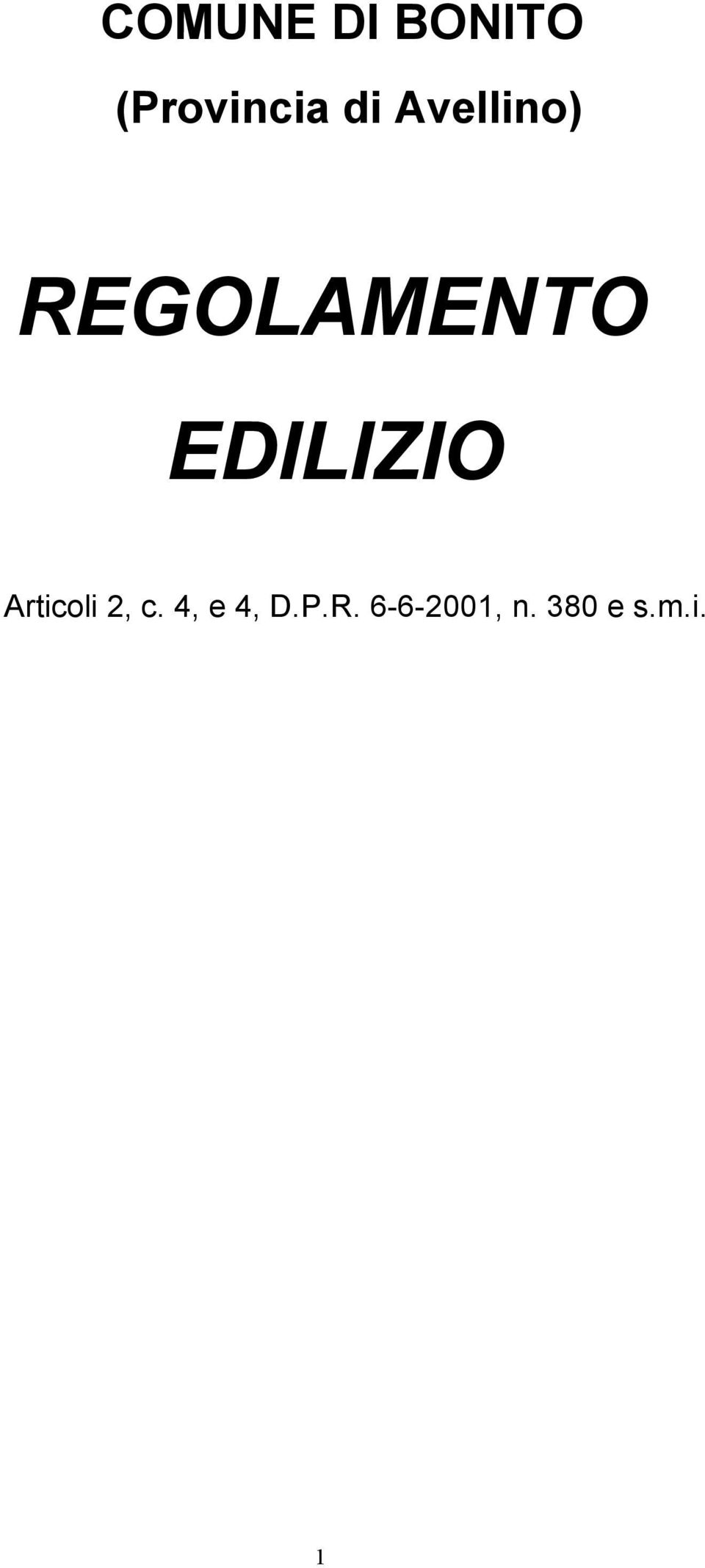 EDILIZIO Articoli 2, c.