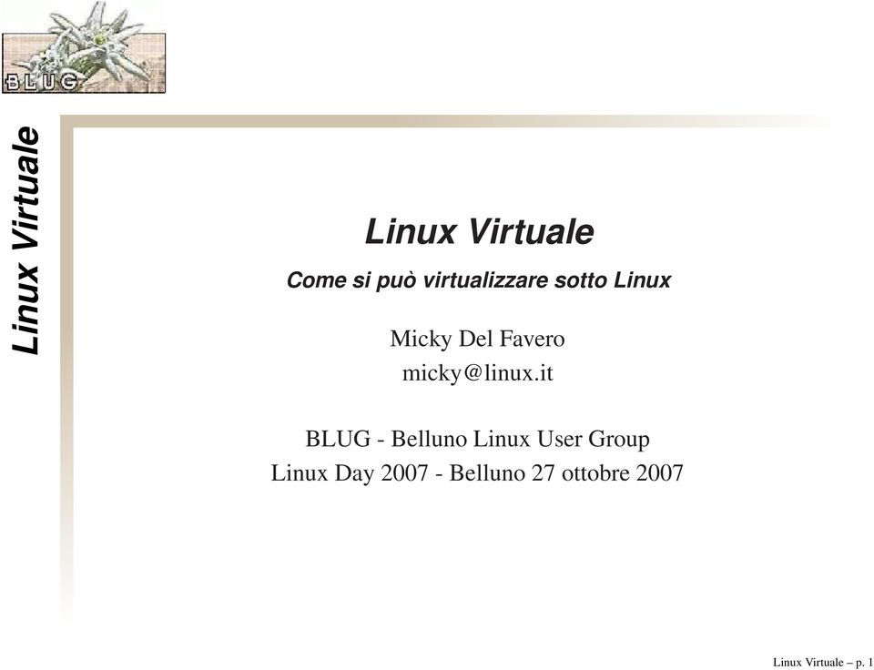 it BLUG - Belluno Linux User Group