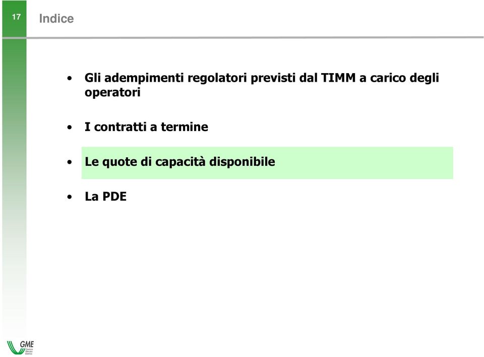 operatori I contratti a termine Le