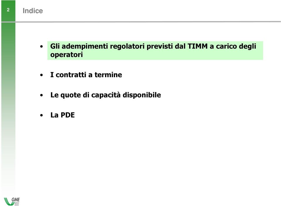 operatori I contratti a termine Le